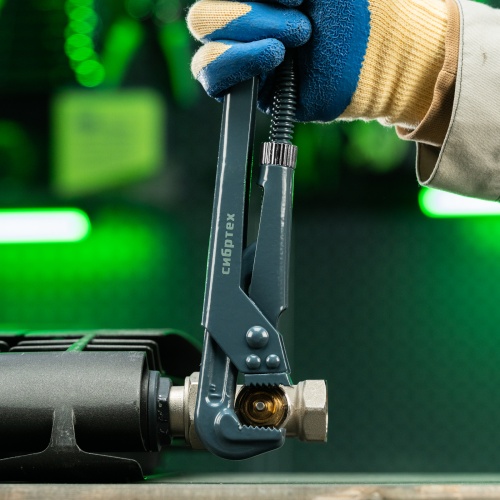 Ключ трубный рычажный КТР-1, 1", кованый, тип "L" Сибртех фото 11