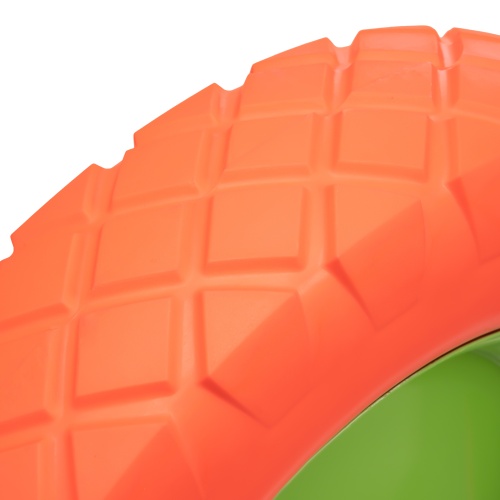 Колесо полиуретановое 4.80/4-8, длина оси 90 мм, подшипник 12 мм Сибртех фото 3