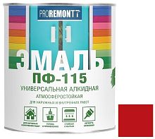 Эмаль Proremontt ПФ-115 красная 1,9 кг