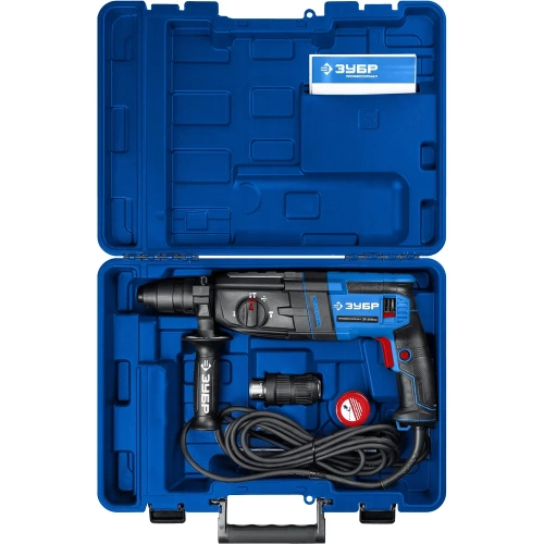 Перфоратор ЗУБР Профессионал SDS Plus + БЗП 28 мм, 900 Вт ЗП-2890 мс фото 8 Перфоратор ЗУБР Профессионал SDS Plus + БЗП 28 мм, 900 Вт ЗП-2890 мс фото 8