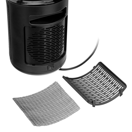 Тепловентилятор керамический DTFC-2000X, 2 кВт, wi-fi, пульт, динамик, вращение, 3 реж. Denzel фото 13