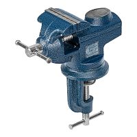 Тиски слесарные, настольные, поворотные, ширина рабочих губок 65 мм, наковальня Сибртех