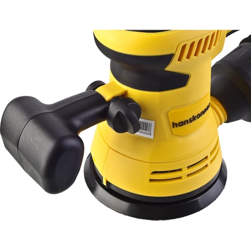 Эксцентриковая шлифмашина Hanskonner 450Вт, 125мм, 8000-12000об/мин, КОНСТ ЭЛ-КА HOS8145RC фото 9