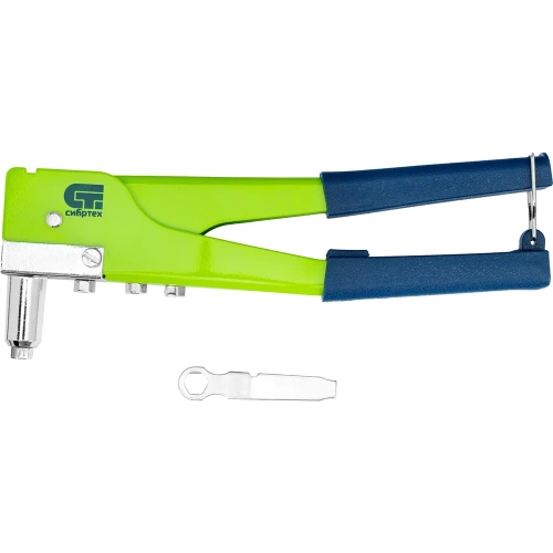 Переставной заклепочник СИБРТЕХ 270 мм, 0-90 градусов, заклепки 2,4-3,2-4,0-4,8 мм 40543 фото 9