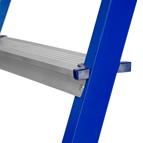 Стремянка, 9 ступеней, стальной профиль, алюминиевые ступени Сибртех фото 9