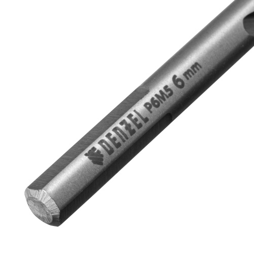 Сверло спиральное по металлу 6 x 93 мм, Р6М5, Golden Tip  Denzel фото 4