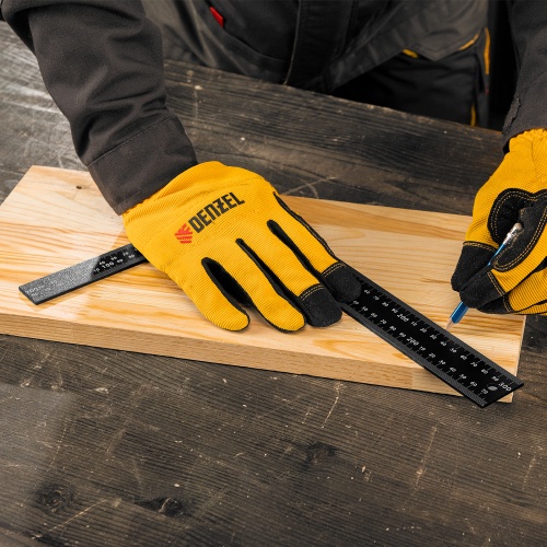 Угольник, 200 х 300 мм, алюминиевый, лазерная гравировка Denzel фото 7