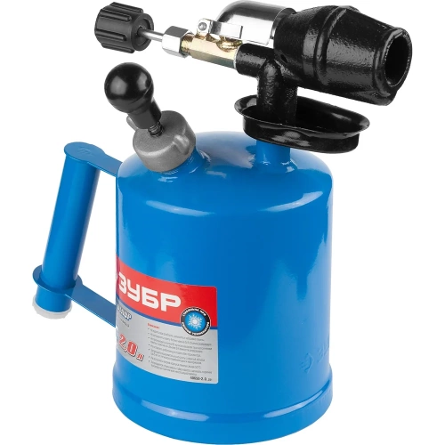 Паяльная лампа Зубр ПРОФЕССИОНАЛ САМОТЛОР, с чугунным эжектором, 2,0 л 40650-2.0_z02