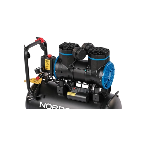 Компрессор безмасляный NORDBERG 220В, ресив. 24л, 250 л/мин NCEO24/250 фото 5