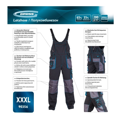 Полукомбинезон XXXL Gross фото 16 Полукомбинезон XXXL Gross фото 16