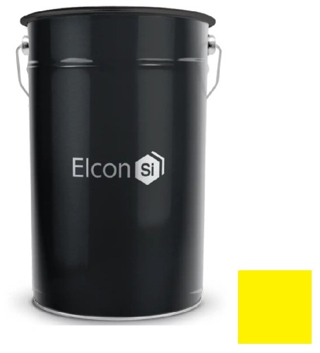 Эмаль термостойкая Elcon КО-868 400 градусов жёлтая 25 кг