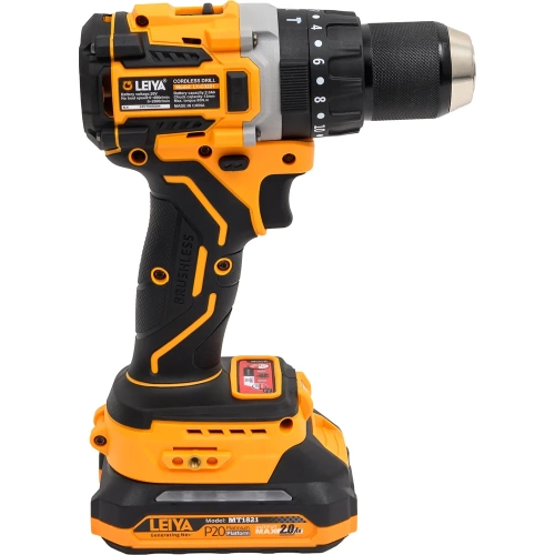 Ударная бесщеточная дрель-шуруповерт LEIYA LY-C3221 1020 фото 4 Ударная бесщеточная дрель-шуруповерт LEIYA LY-C3221 1020 фото 4