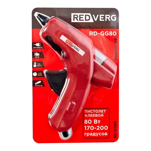 Клеевой пистолет REDVERG RD-GG80 6621691 фото 5 Клеевой пистолет REDVERG RD-GG80 6621691 фото 5