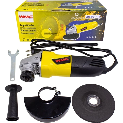 Углошлифовальная электрическая машина WMC TOOLS WMC-S1M-DH31-115(51353) Углошлифовальная электрическая машина WMC TOOLS WMC-S1M-DH31-115(51353)