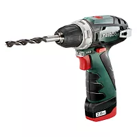 Аккумуляторная дрель-шуруповерт Metabo PowerMaxx BS 12 В, 2х2.0 600984000