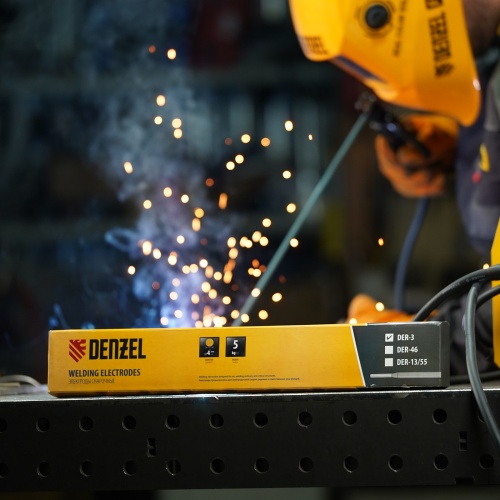 Электроды DER-3, диам. 4 мм, 5 кг, рутиловое покрытие Denzel фото 8