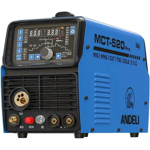 Инверторный сварочный аппарат ANDELI Многофункциональный MCT-520 PRO MIG TIG MMA ADL20-606