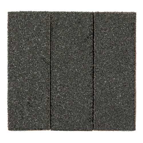 Губка для шлифования, 100 х 70 х 25 мм, мягкая, 3 шт, P 60/80, P 60/100, P 80/120 Matrix фото 2
