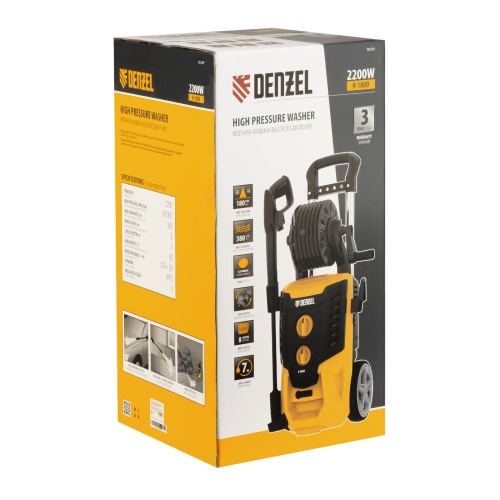 Моечная машина высокого давления R-180D, 2200 Вт, 180 бар, 380 л/ч, с барабаном Denzel фото 24 Моечная машина высокого давления R-180D, 2200 Вт, 180 бар, 380 л/ч, с барабаном Denzel фото 24