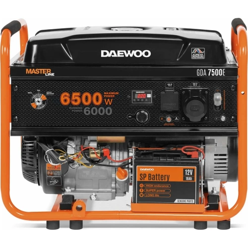 Бензиновый генератор DAEWOO GDA 7500E фото 3