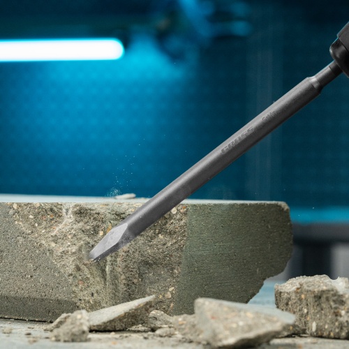 Зубило пикообразное 250мм, CrMo, SDS PLUS Gross фото 10