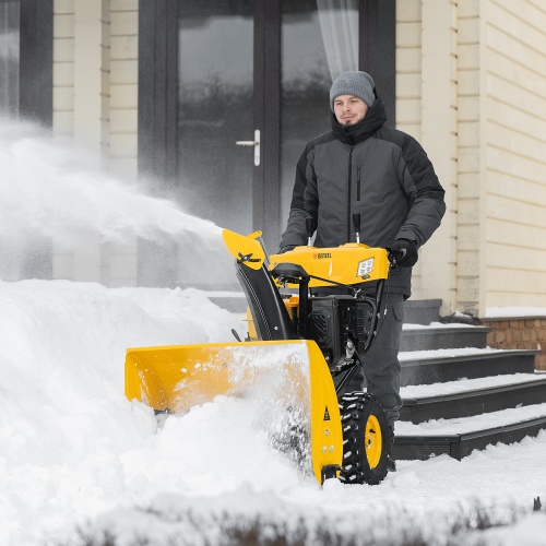 Бензиновая снегоуборочная машина SBL 711D PRO, 302cc, эл.старт, фара, обогрев, блок. дифф. Denzel фото 31 Бензиновая снегоуборочная машина SBL 711D PRO, 302cc, эл.старт, фара, обогрев, блок. дифф. Denzel фото 31