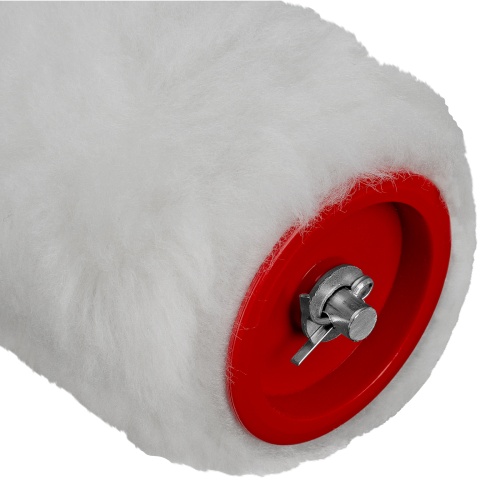 Валик "Искусственный мех", в сборе, 200 мм, D 48 мм, D ручки 6 мм, крепление шплинтом Сибртех фото 4