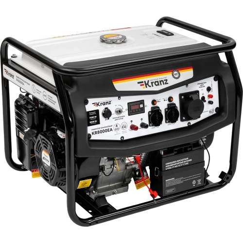 Бензиновый генератор KRANZ KR8000EA 8кВт 25л коннектор автоматики электростартер KR-16-1139 фото 3 Бензиновый генератор KRANZ KR8000EA 8кВт 25л коннектор автоматики электростартер KR-16-1139 фото 3
