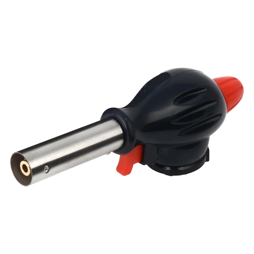 Газовая горелка ЕРМАК с пьезорозжигом, цанг.захват,шир.сопло,пласт.,латунь, ударопр,морозоуст; 17х6,6х5,1см 116-023 фото 5