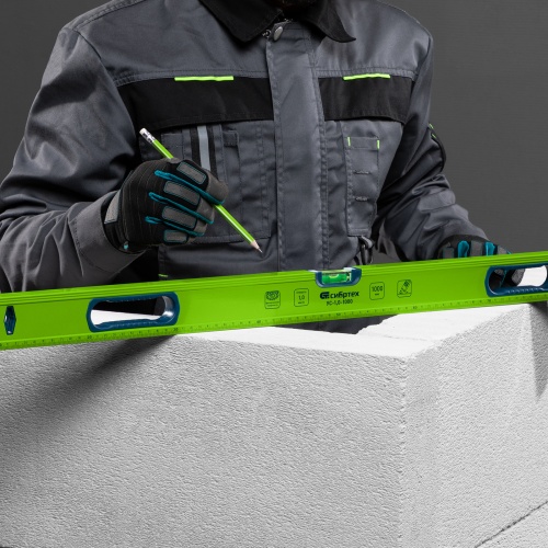 Уровень алюминиевый УС-1, 0-1000, фрезерованный, 3 глазка, рукоятки, 1000 мм Сибртех фото 7