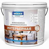 Краска акриловая интерьерная Mokke Stroy 12066 моющаяся 13 кг