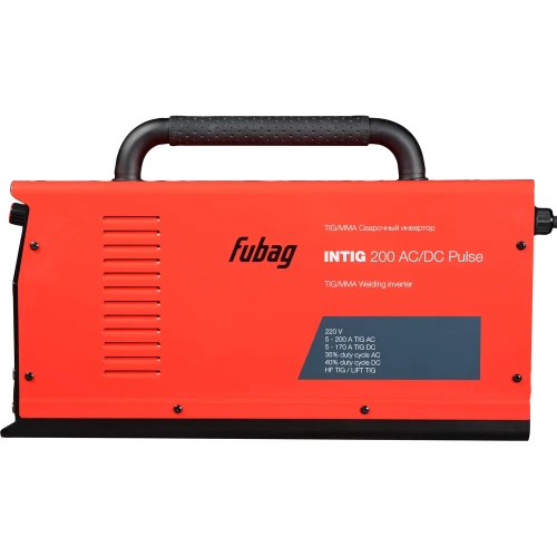 Сварочный инвертор FUBAG INTIG 200 AC/DC PULSE 31412 + горелка FB TIG 26 5P 4m Up&Down 38459 31412.1 фото 4