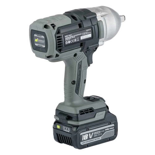 Гайковерт аккумуляторный ударный MTE 1000 Нм IWR1000-18, кейс, з/у, 2 АКБ 5 Ач 4702510022 фото 4 Гайковерт аккумуляторный ударный MTE 1000 Нм IWR1000-18, кейс, з/у, 2 АКБ 5 Ач 4702510022 фото 4