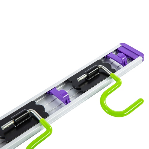 Алюминиевый настенный держатель для садового инструмента, 4 крюка, Palisad фото 4