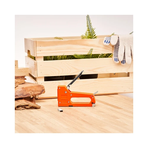 Мебельный степлер REXANT с металлической ручкой 12-5401 фото 4 Мебельный степлер REXANT с металлической ручкой 12-5401 фото 4