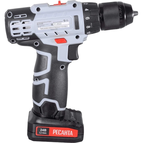 Аккумуляторная дрель-шуруповерт Ресанта ДА-24-2ЛК 75/14/7 фото 5