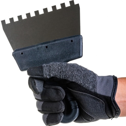 Шпатель фасадный Biber 35212 150 мм зуб 8х8 мм фото 3