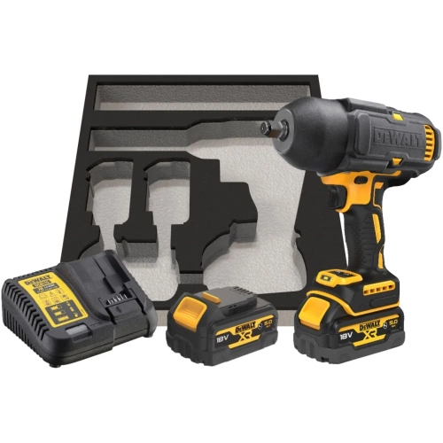 Аккумуляторный гайковерт DEWALT DCF900P2G, 18В, 1898Нм, 2200 уд/мин, с 2 АКБ 5 Ач и ЗУ, в чехле DCF900P2G-QW фото 3 Аккумуляторный гайковерт DEWALT DCF900P2G, 18В, 1898Нм, 2200 уд/мин, с 2 АКБ 5 Ач и ЗУ, в чехле DCF900P2G-QW фото 3