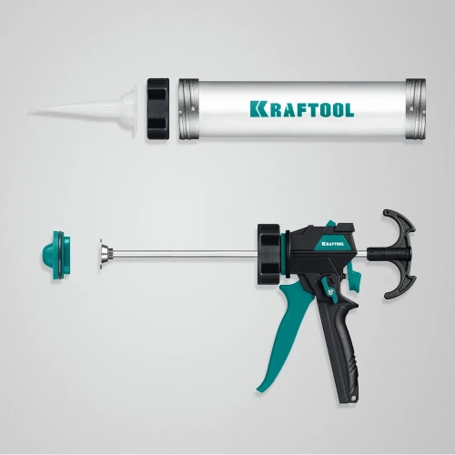 Универсальный закрытый пистолет для герметика 600 мл KRAFTOOL Ultra 06677-60 фото 7
