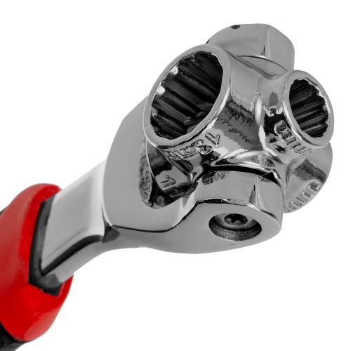 Ключ универсальный 48 в 1, СrV, 8-19мм, Spline Matrix фото 5