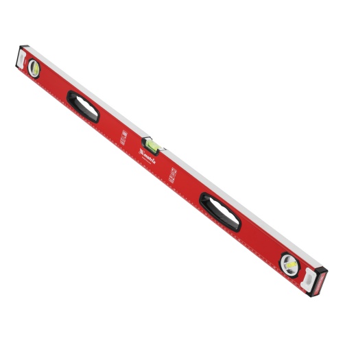 Уровень алюминиевый, фрезерованный, 3 глазка, рукоятки, 1000 мм Matrix фото 2