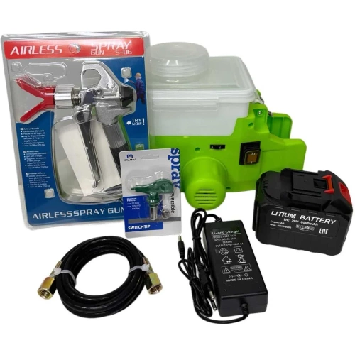 Аккумуляторный краскопульт AktiSpray SG5, комплект b1e (1,2 л/мин, 140 бар, 500 Вт, 21 В, 1 Li-ion аккум. 5000 mAh, адаптер 220 В / 21 В) SG5b1e фото 3 Аккумуляторный краскопульт AktiSpray SG5, комплект b1e (1,2 л/мин, 140 бар, 500 Вт, 21 В, 1 Li-ion аккум. 5000 mAh, адаптер 220 В / 21 В) SG5b1e фото 3