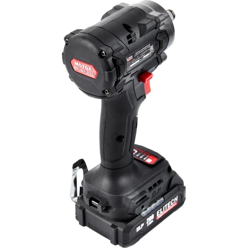 Аккумуляторный гайковёрт Elitech CW 2004SL (20В, 2х2Ач, 450Нм, М10-М20) HD 205737 фото 8