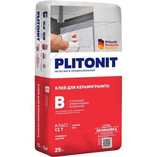 Клей для плитки Plitonit В 25 кг