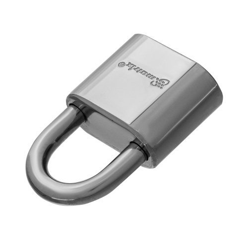 Замок навесной, хромированное покрытие 40 мм Matrix фото 3