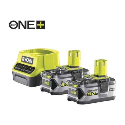 Набор Ryobi ONE+ RC18120-250 5133003364 аккумулятор (18 В; 5.0 А*ч; Li-Ion) 2 шт. и зарядное устройство RC18120 фото 3