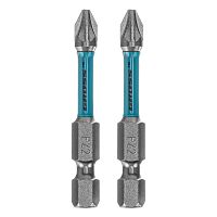 Бита торсионная PZ2 x 50 мм, для ударных шуруповертов, 2 шт. Gross