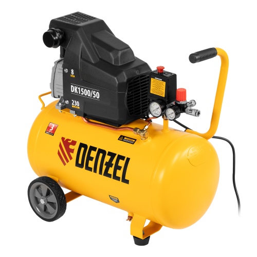Компрессор воздушный DK1500/50, Х-PRO 1.5 кВт, 230 л/мин, 50 л Denzel фото 2