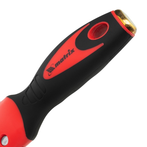 Шпатель фасадный из нержавеющей стали, 200 мм, двухкомпонентная ручка, широкое полотно Matrix фото 4