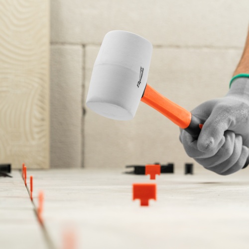 Киянка резиновая, 450 г, белая резина, фибергласовая рукоятка Sparta фото 7 Киянка резиновая, 450 г, белая резина, фибергласовая рукоятка Sparta фото 7